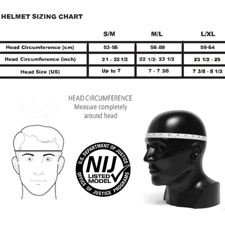 PASGT Ballistic Helmet Level IIIA Bulletproof Helmet - Image 11