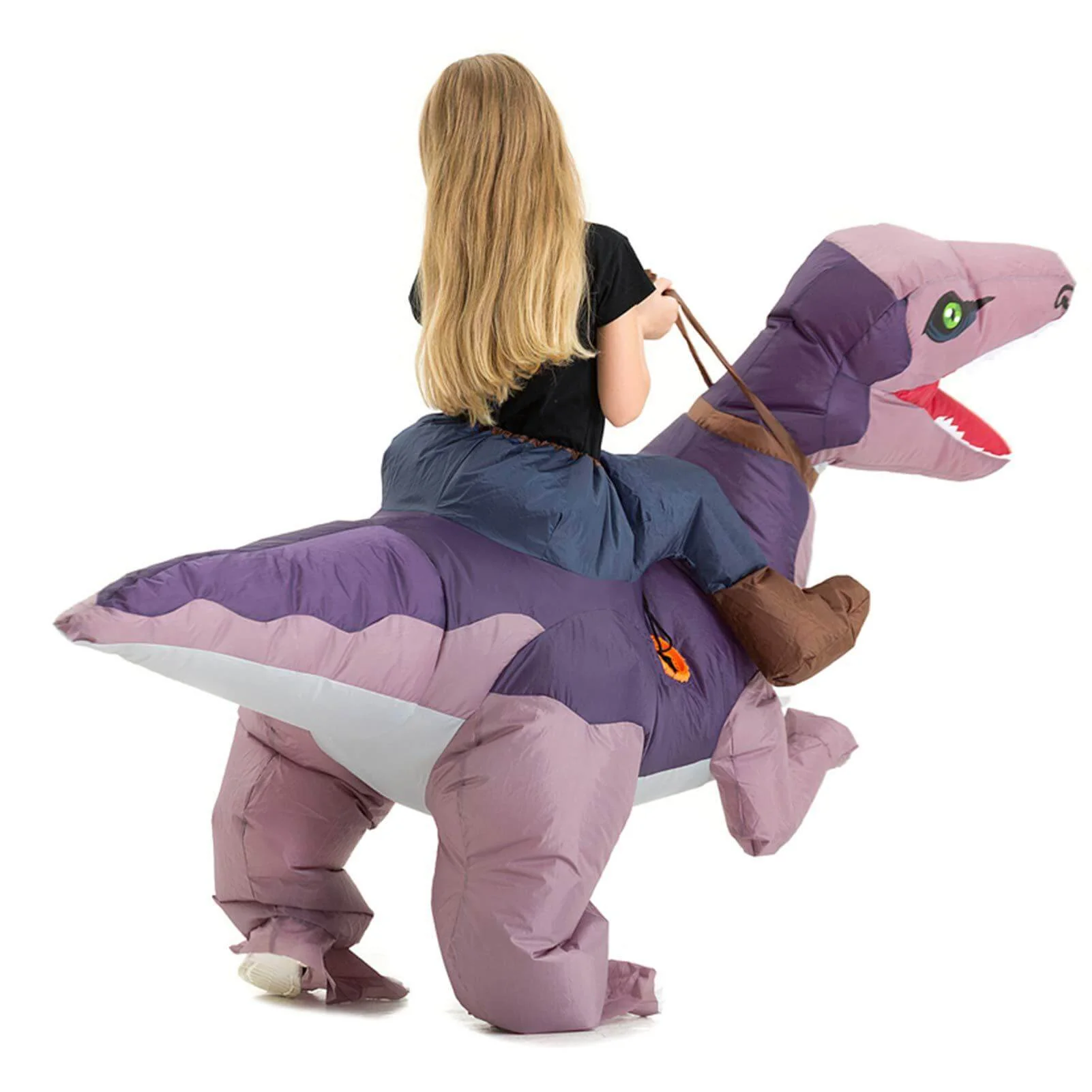Children Inflatable Ride-on Dinosaur Costume Blow Up Dragon Riding Funny Costume for Boys Girls - Image 4