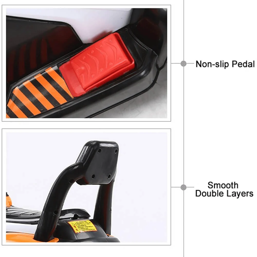Children's Riding Excavator Electric Ride On Digger Toy 6 Volt Pedal Excavator - Image 11