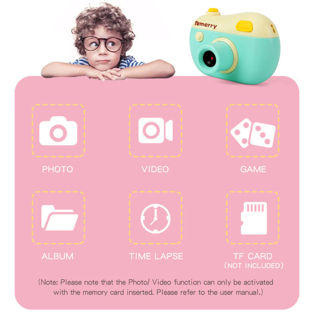 12 MP HD Kids Digital Camera for Girls and Boys with Games and 32GB SD Card Best Children's Camera - Image 7