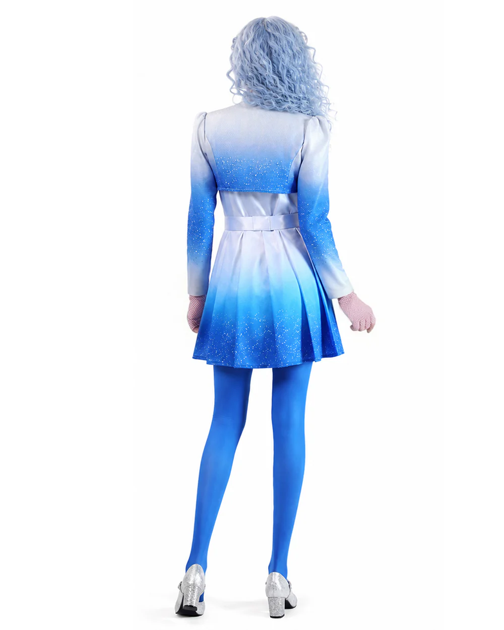 Chloe Charming Costume Descendents Blue Princess Skirt with Jacket and Accessories for Kids Adults Halloween Party - Image 3