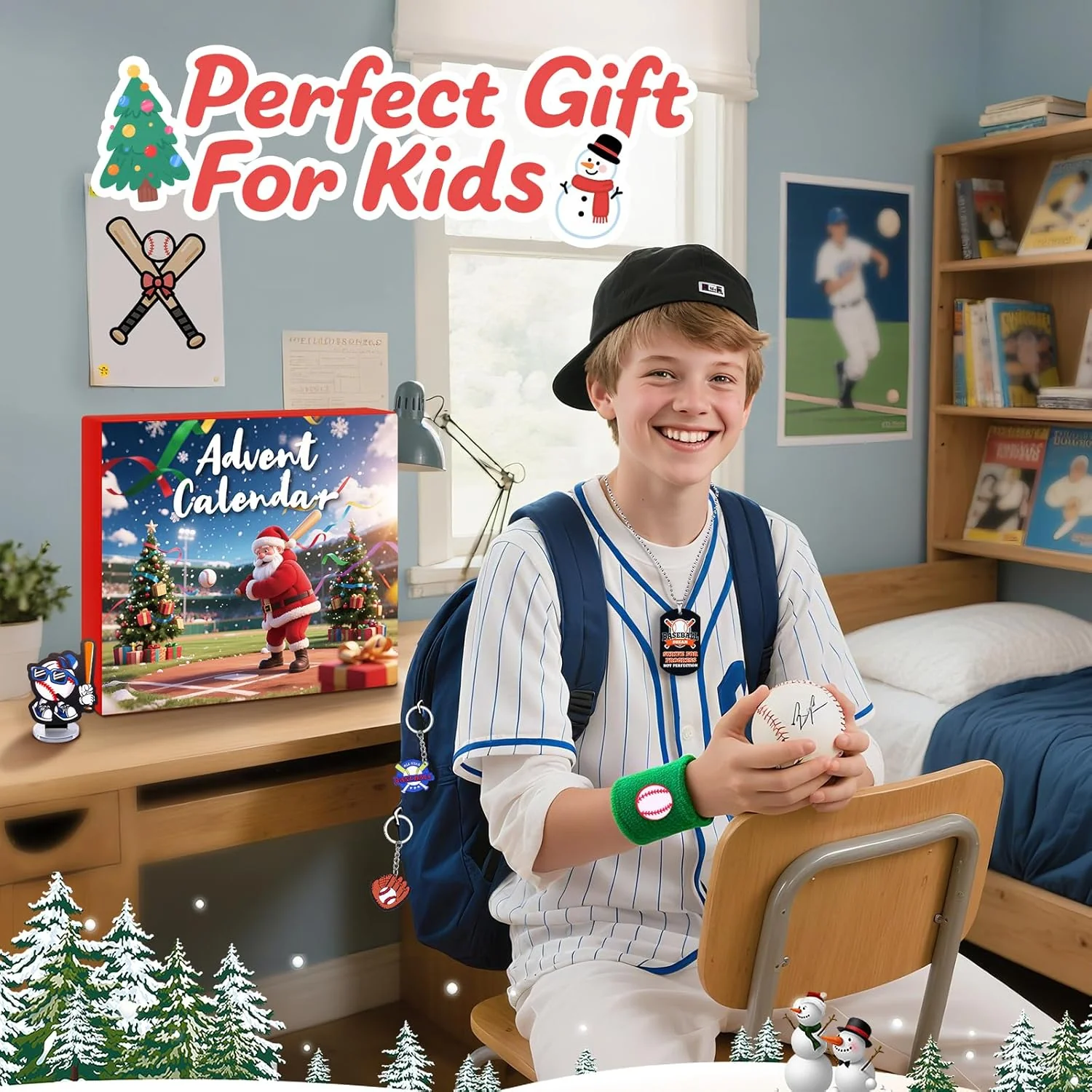 Christmas Advent Calendar 2025 Basketball Baseball Set Blind Box Sport Accessories For Teen Boys Girls - Image 5