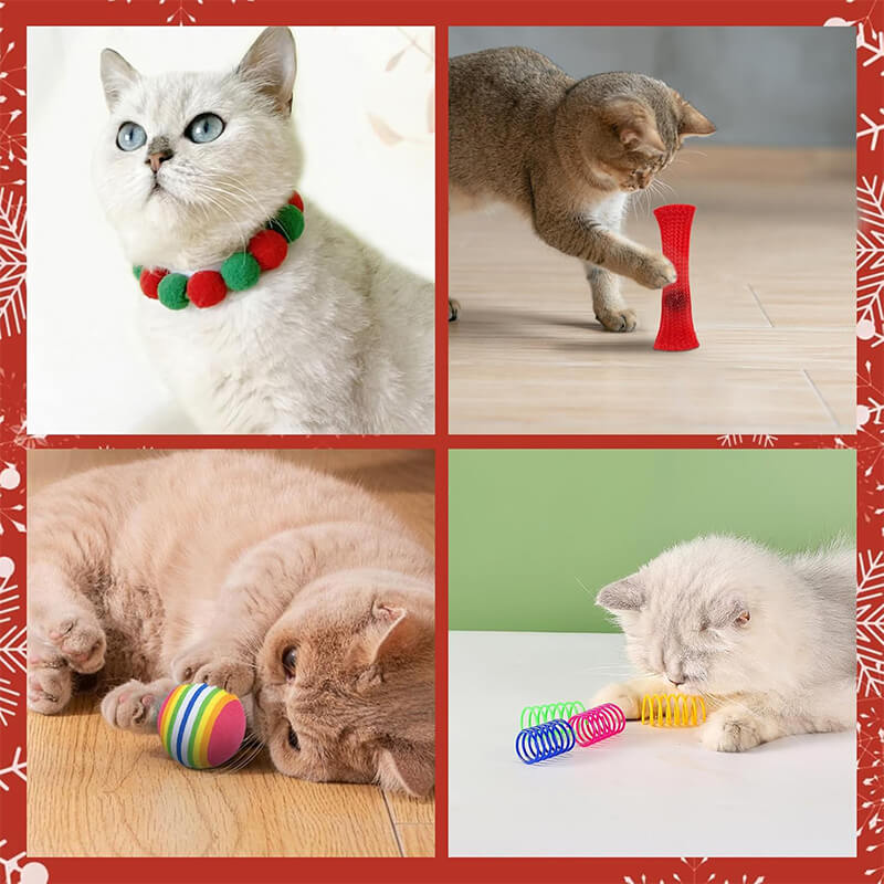 Christmas Advent Calendar 2025 Cat Toy Set Blind Box Cat Interactive Toy Holiday Pet Decoration - Image 4