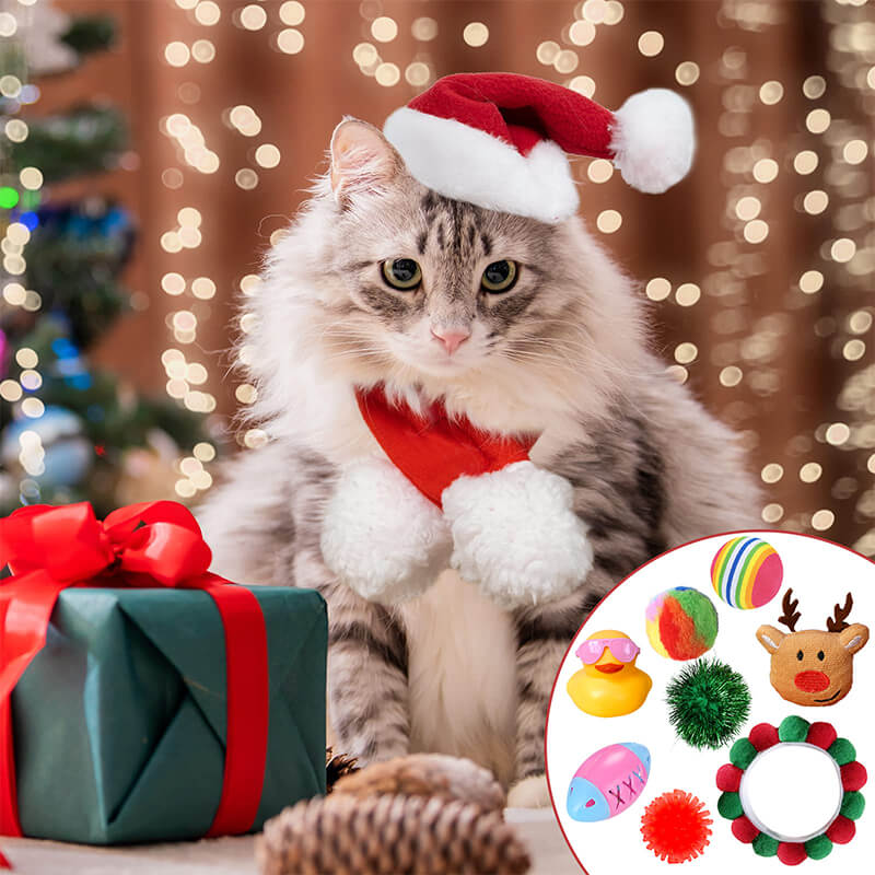 Christmas Advent Calendar 2025 Cat Toy Set Blind Box Cat Interactive Toy Holiday Pet Decoration - Image 6