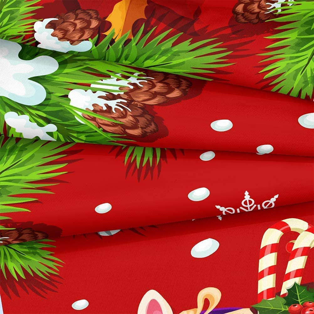 Christmas Bedding Set Santa Claus Cover Set Red Xmas Presents and Christmas Tree Printed Festival Quilt Cover - Image 10