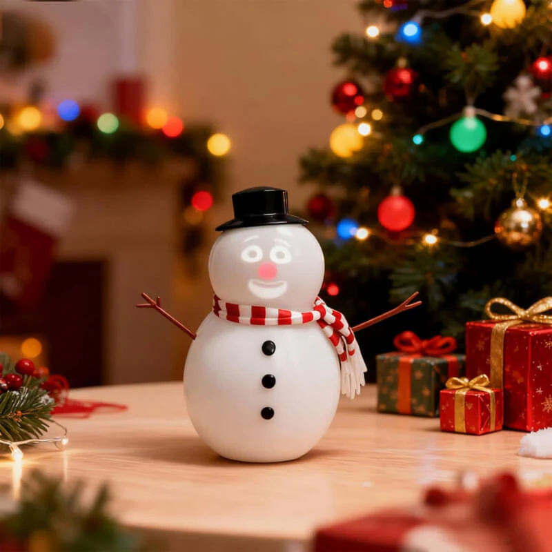 Talking Snowman Toy Kids LED Blink Animated Toys Built-in Speaker with USB Charging Holiday Gift and Decoration - Image 8