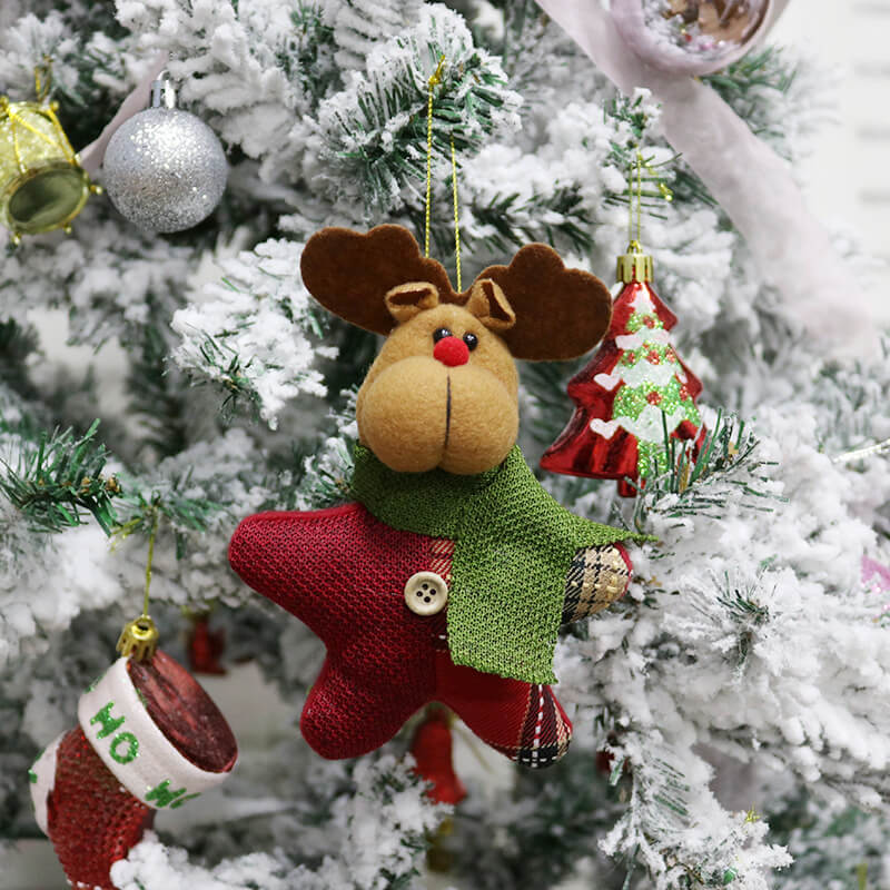 Christmas Tree Decorations LED Strings Christmas Stocking Balls Bells Dolls Candys for Ornament - Image 8