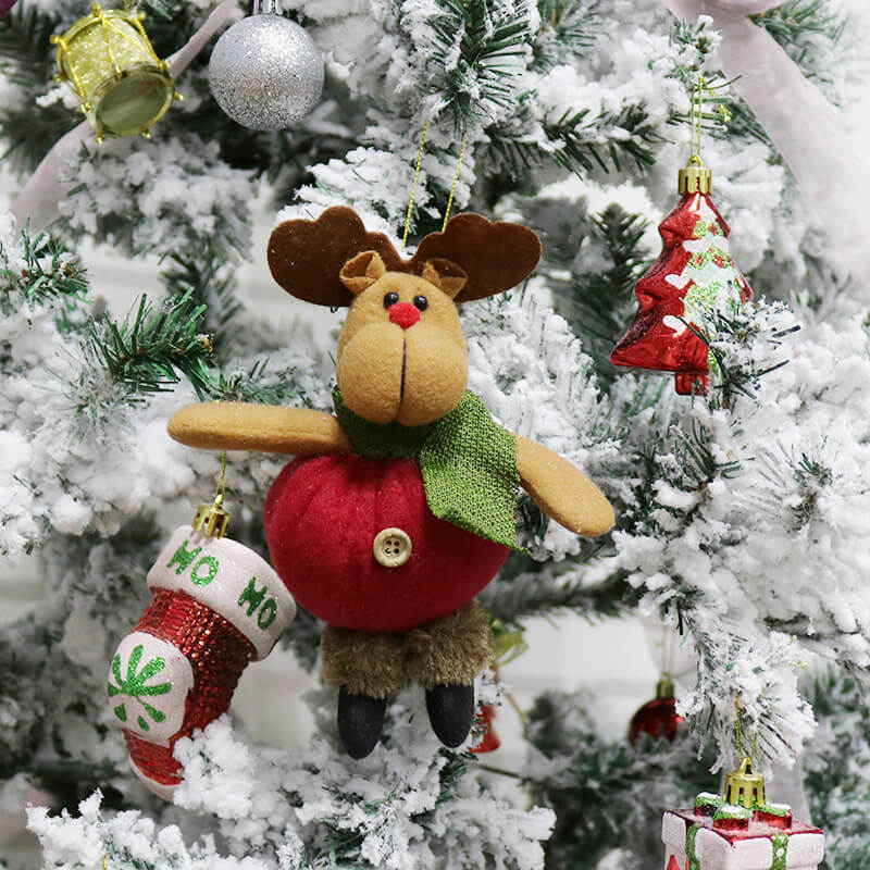 Christmas Tree Decorations LED Strings Christmas Stocking Balls Bells Dolls Candys for Ornament - Image 9
