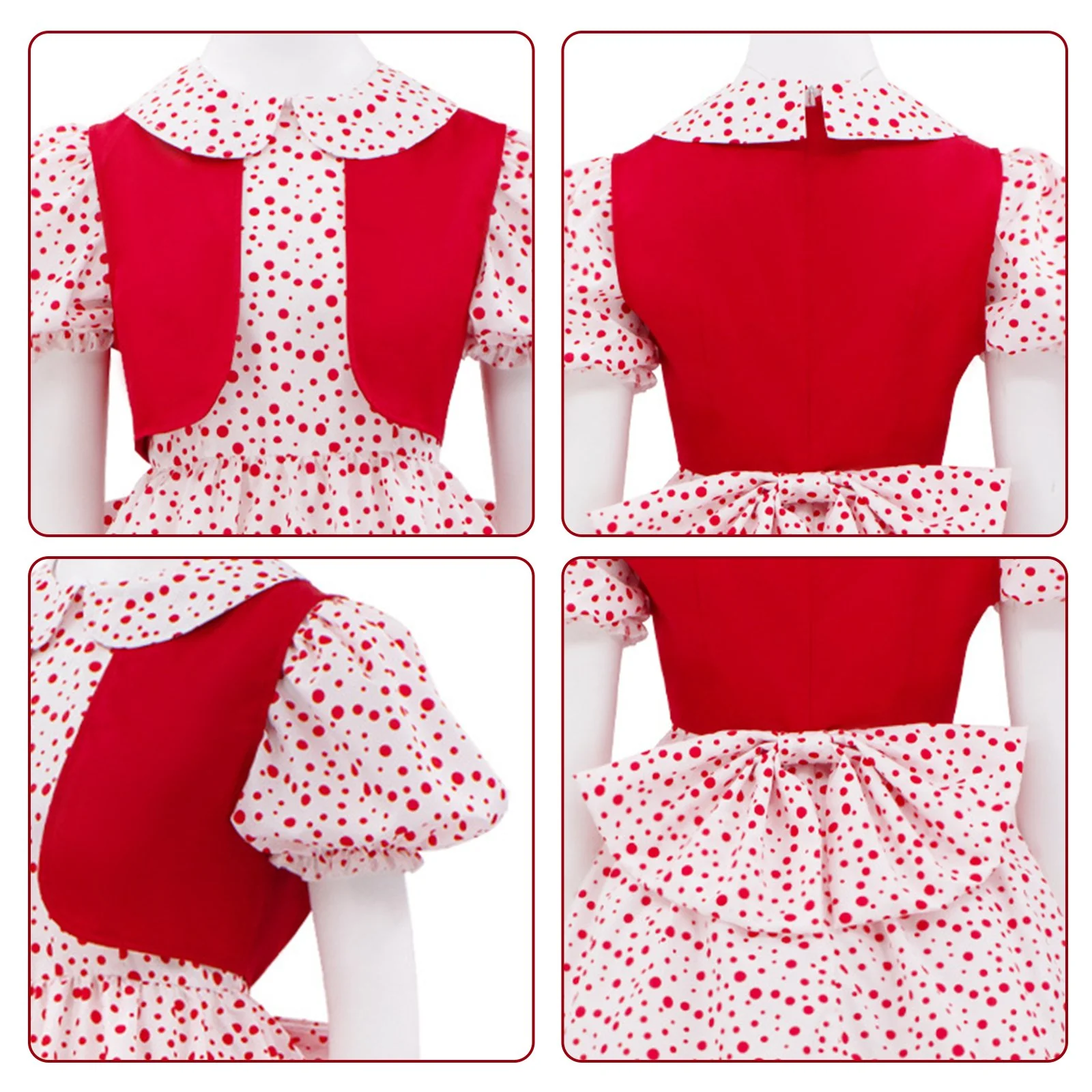 Cindy Lou Who Costume Girls Adults Cindy Dress Vest and Accessories for Christmas Party - Image 7