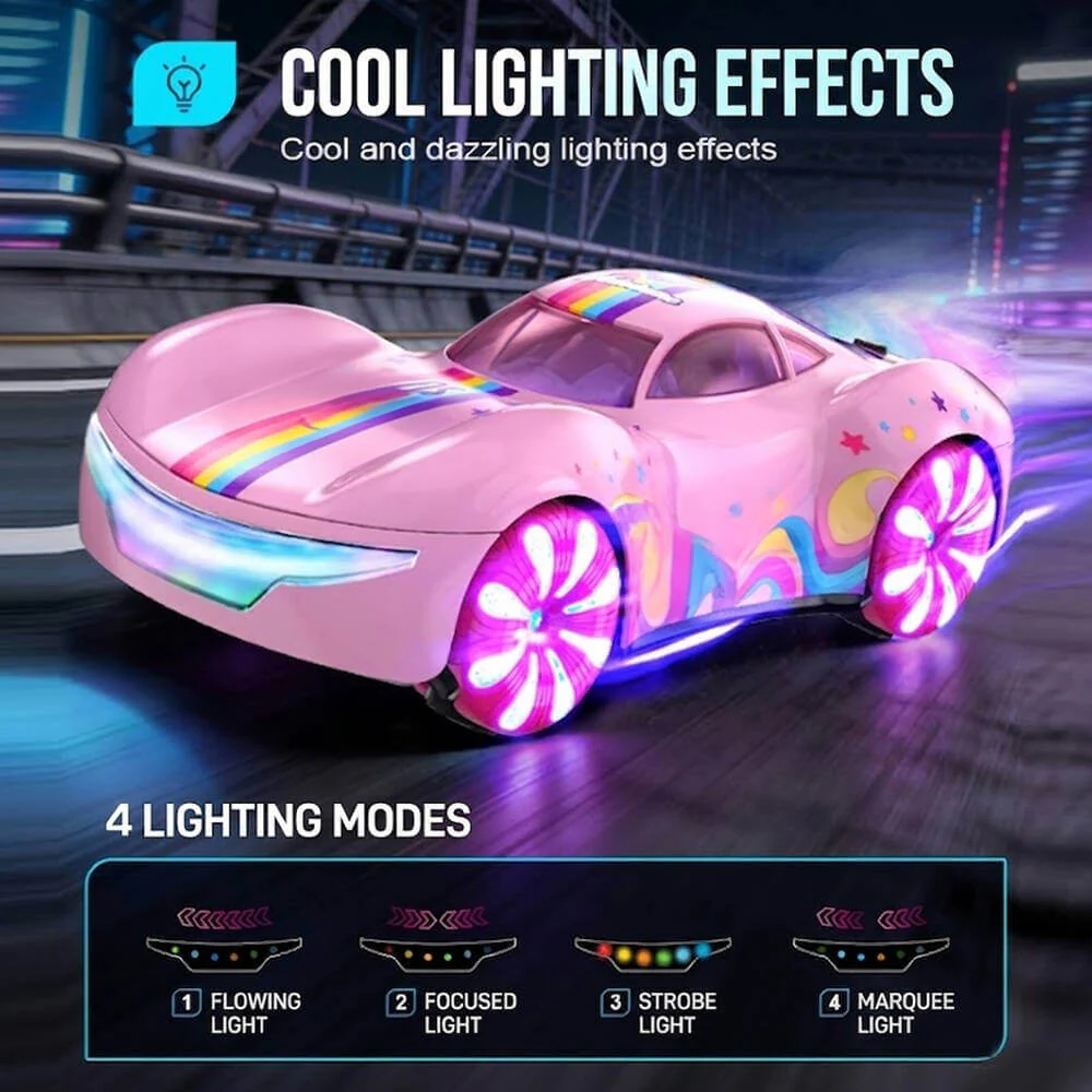 Cool RC Car Dual Spray Drift Stunt Car with Charging Pile and 360° Rotation For Kids Aged 3 and up - Image 6