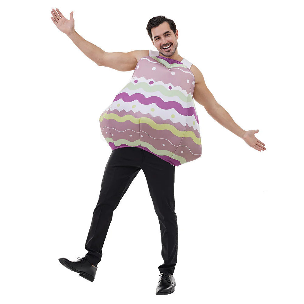 Couples Easter Outfit Adult Unisex Egg Costume for Parade and Parties - Image 2