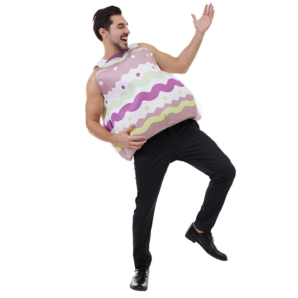 Couples Easter Outfit Adult Unisex Egg Costume for Parade and Parties - Image 3