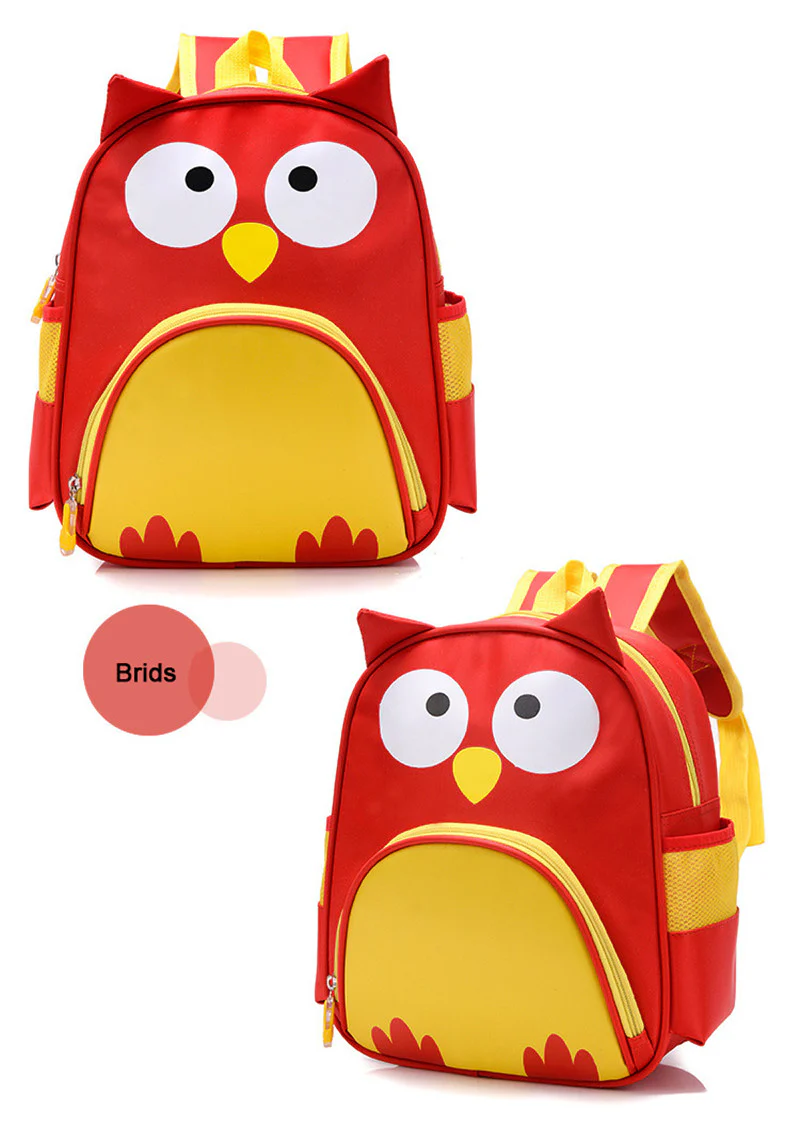 Cute Owl Animals Kids Backpack Toddler School Bags ZOO Families Kindergarten Bag - Image 10
