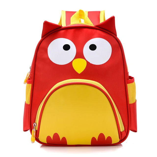 Cute Owl Animals Kids Backpack Toddler School Bags ZOO Families Kindergarten Bag - Image 4
