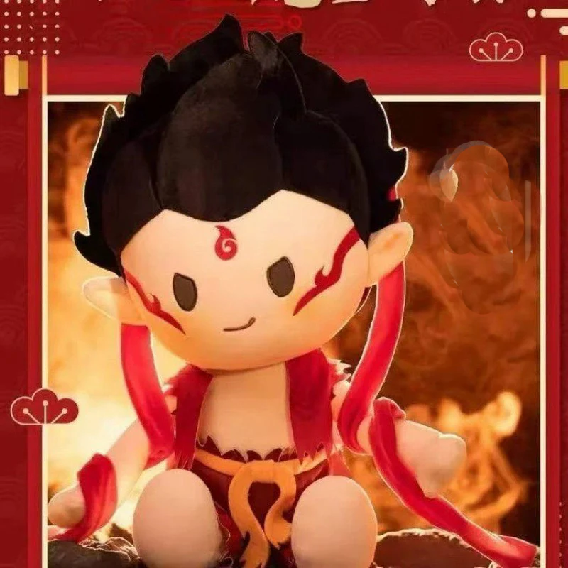 15.8” Demon Child Ao Bing Plush Toy With Detachable Outfits Soft Mythological Heroes Plushie - Image 2