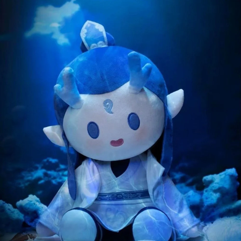 15.8” Demon Child Ao Bing Plush Toy With Detachable Outfits Soft Mythological Heroes Plushie - Image 3
