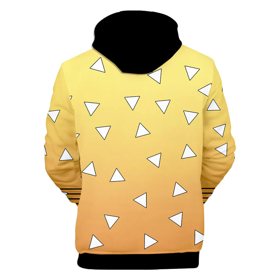 Halloween Cosplay Hoodie Tanjiro Nezuko Zenitsu Giyu Inosuke Sweatshirts - Image 8