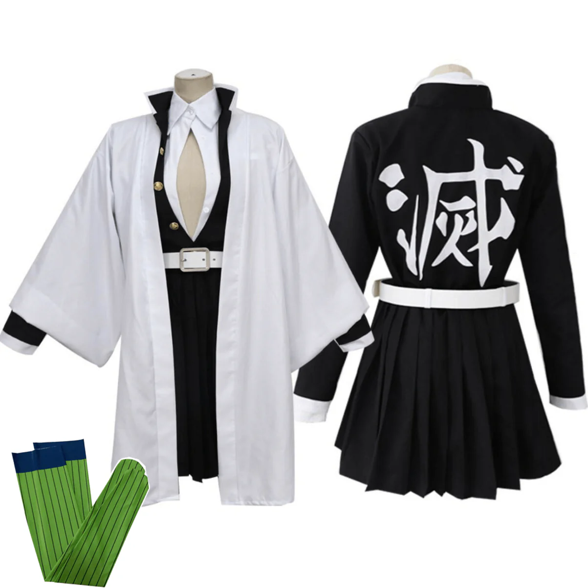 Adult Demon Cosplay Costumes Nezuko Tanjiro Shinobu Mitsuri Cosplay Full Set - Image 8