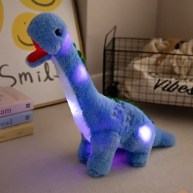 Dino Stuffed Animals Light-up T‑Rex Triceratops Brachiosaurus Plush Toy For Boys and Girls - Image 9