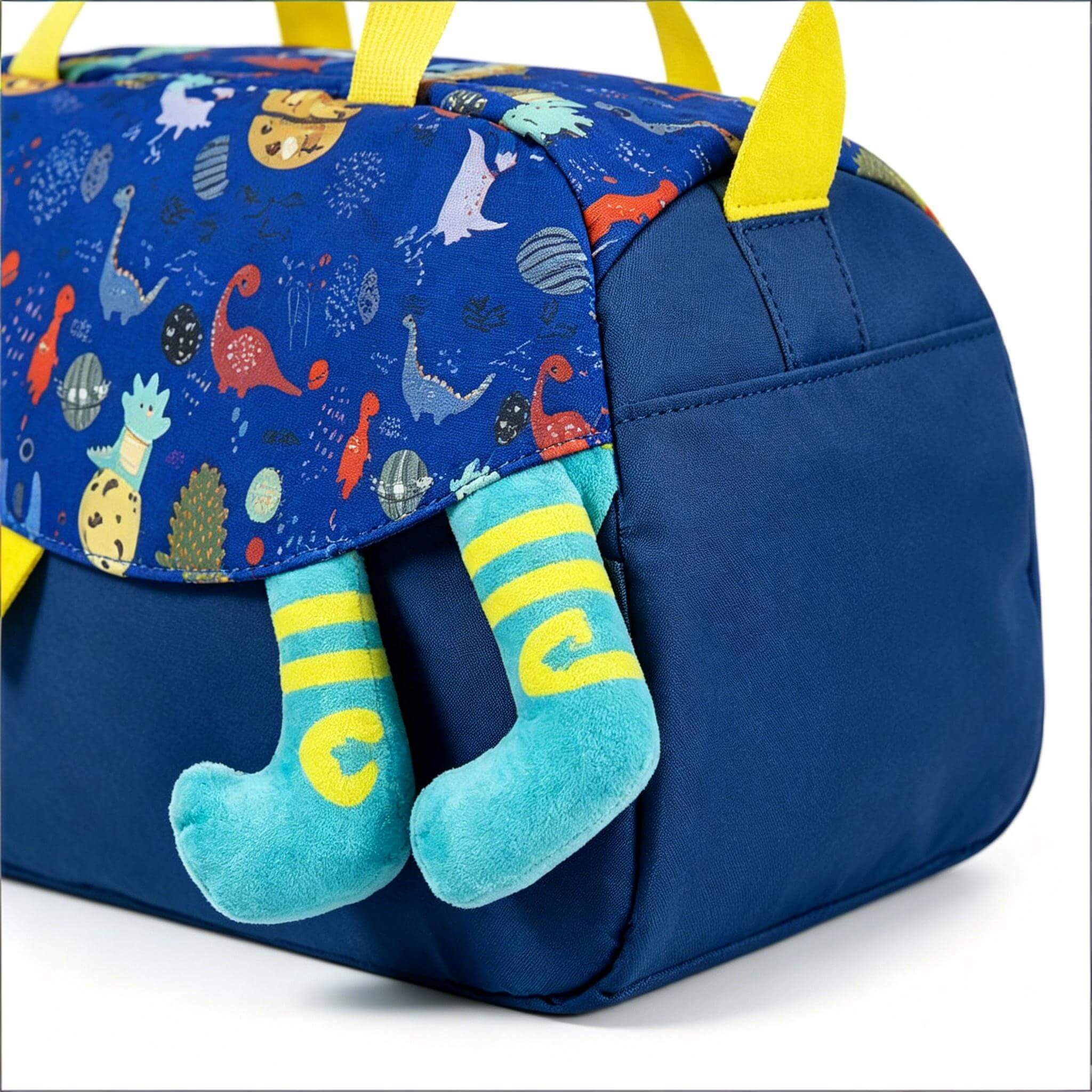 Dino Travel Duffle Bag 3D Large-Capacity Travel Bag Lightweight Cartoon Bag for School and Outings - Image 3