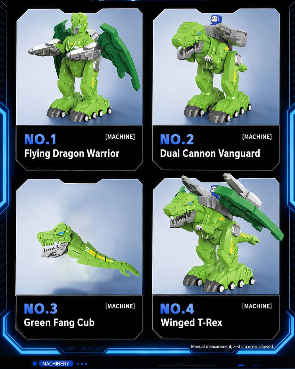 Dinosaur Magnetic Building Blocks Transform Robot Building Toy Magnet Assembly Tyrannosaurus for Kids - Image 6