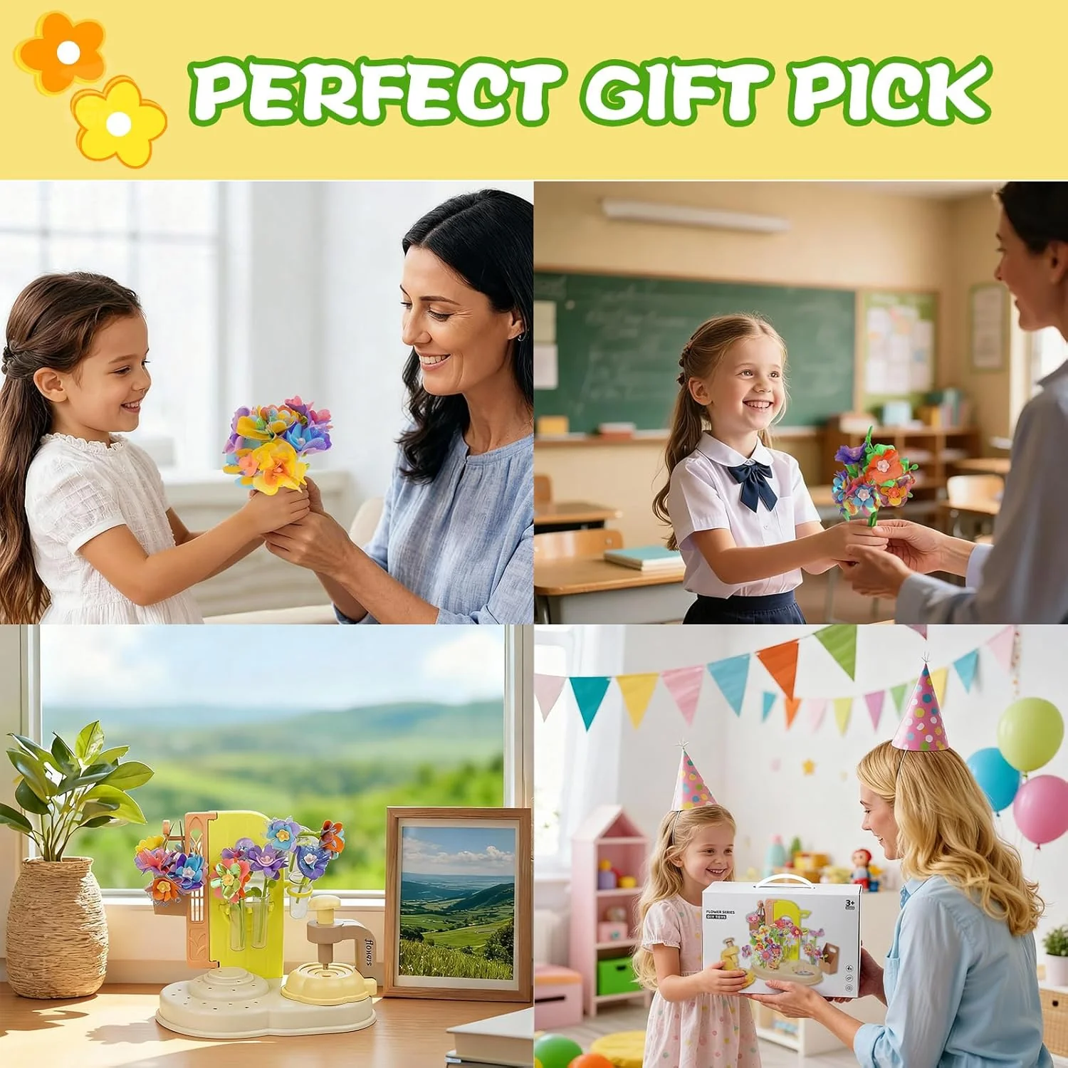 DIY Fabric Flower Bouquets Toys 150pcs Handmade Flower Making Set Simulated Flower Bouquet Machine - Image 7