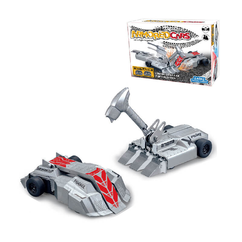 Double Fighting Armored Car 2.4G Remote Control Car Parent-child Battle Electric Toy Car - Image 6