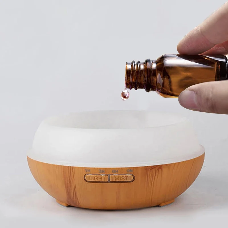 Aroma Diffuser Air Humidifier Essential oil diffuser 400ML Ultrasonic Remote Control Cool Mist Fogger LED Lamp - Image 7