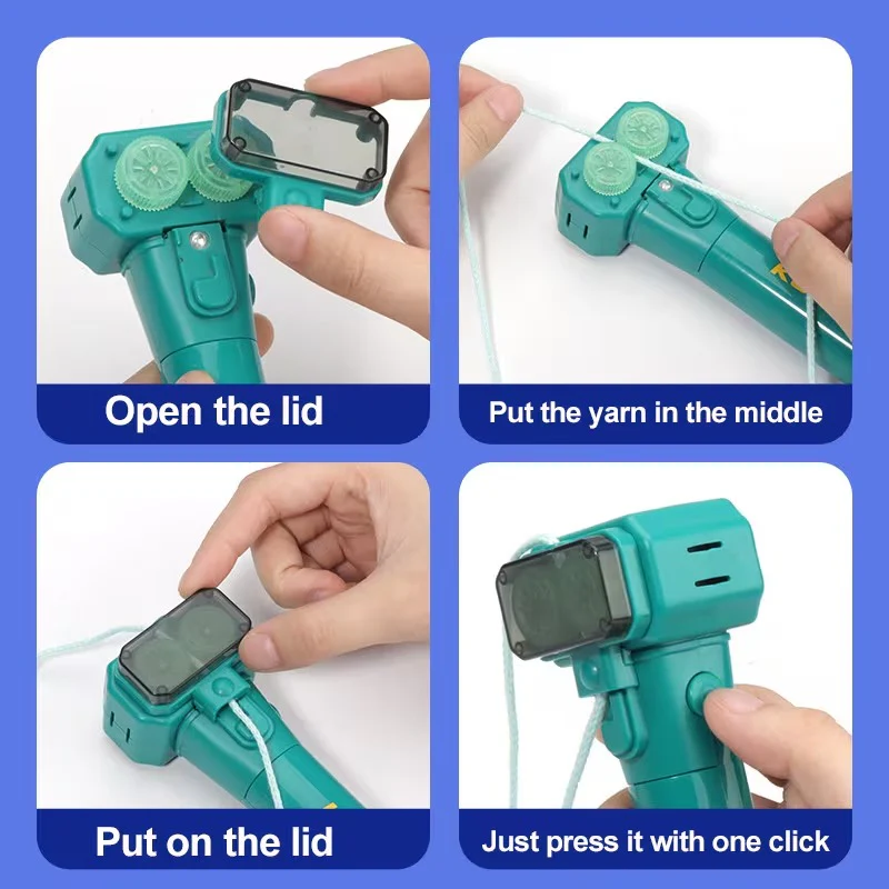 Electric Rope Launcher 118inch Luminous Rope Charging Fidget Toys Outdoor Toy - Image 6