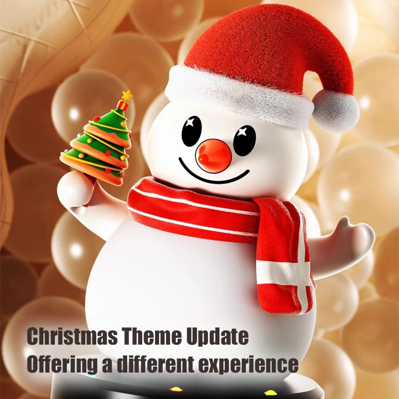 Electric Snowman Toy Silicone Swing Snowman Sing and Record Learning to Talk Toy with Light Music - Image 8