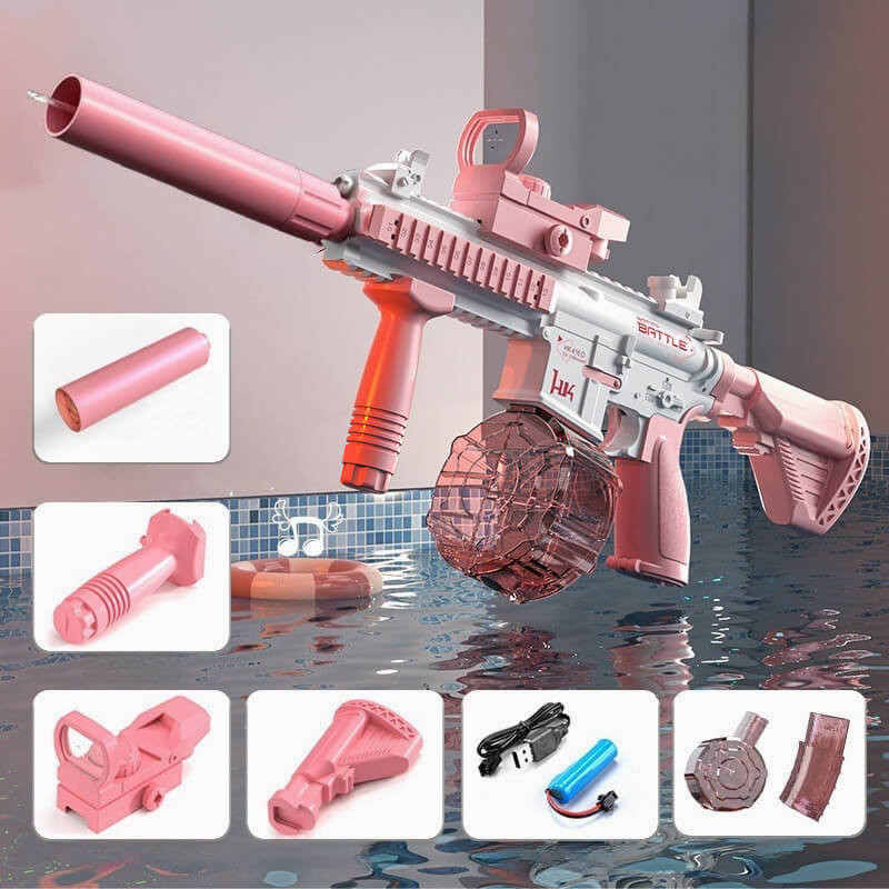 Electric Water Gun with Light Large Capacity Water Tank 32ft Range Summer Gift for Adult Kids - Image 2