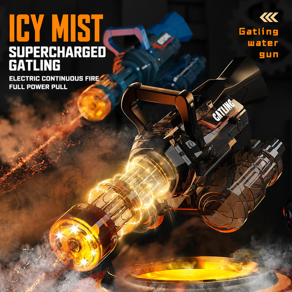 Electric Water Gun with Mist Effect and LED Lights 32.8FT Long Range Water Gun Summer Outdoor Toys For Kids and Adults - Image 3