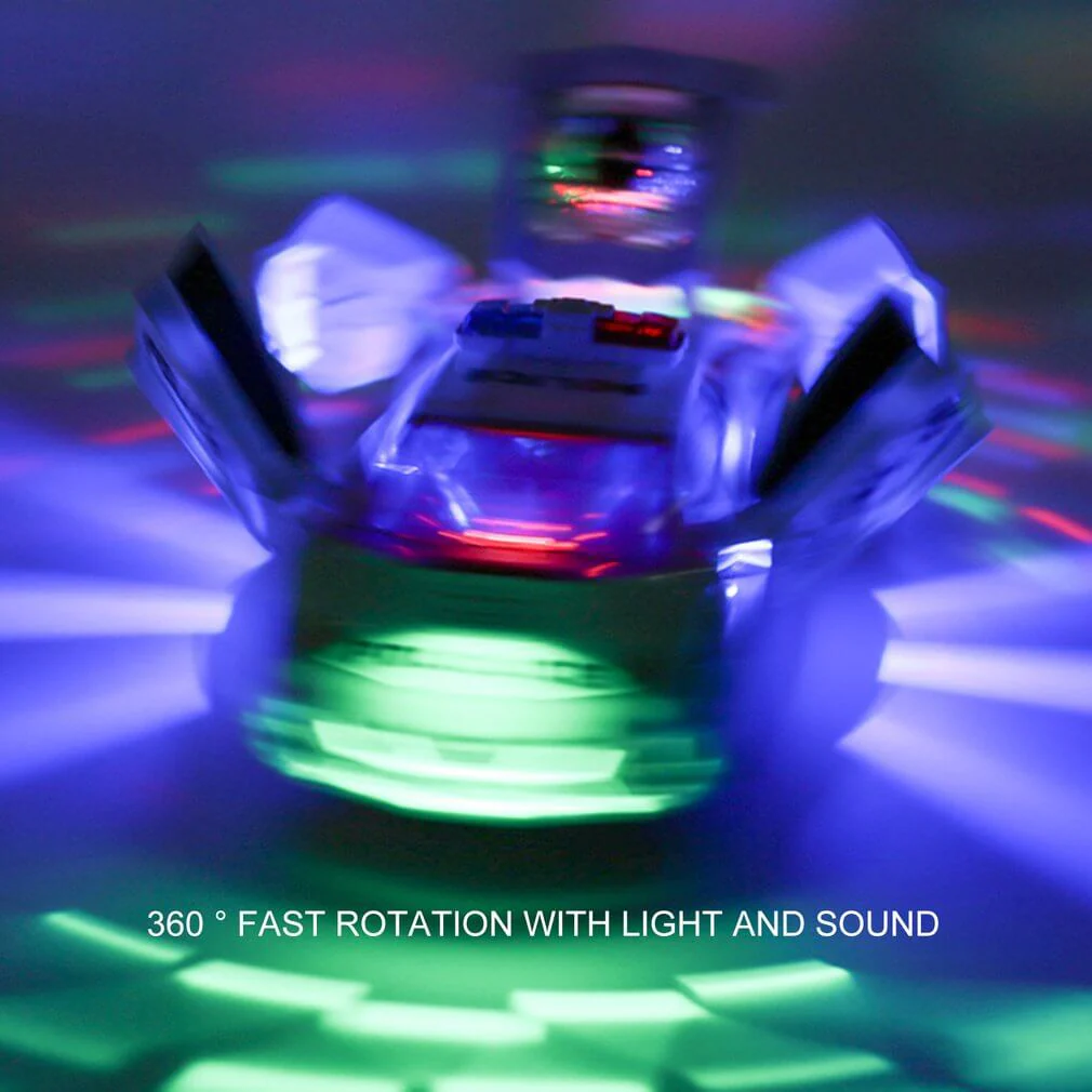 Electronic Police Car Toy with 360 Degree Rotary Wheel Cool Lighting Sirens Sound and Rotation - Image 5