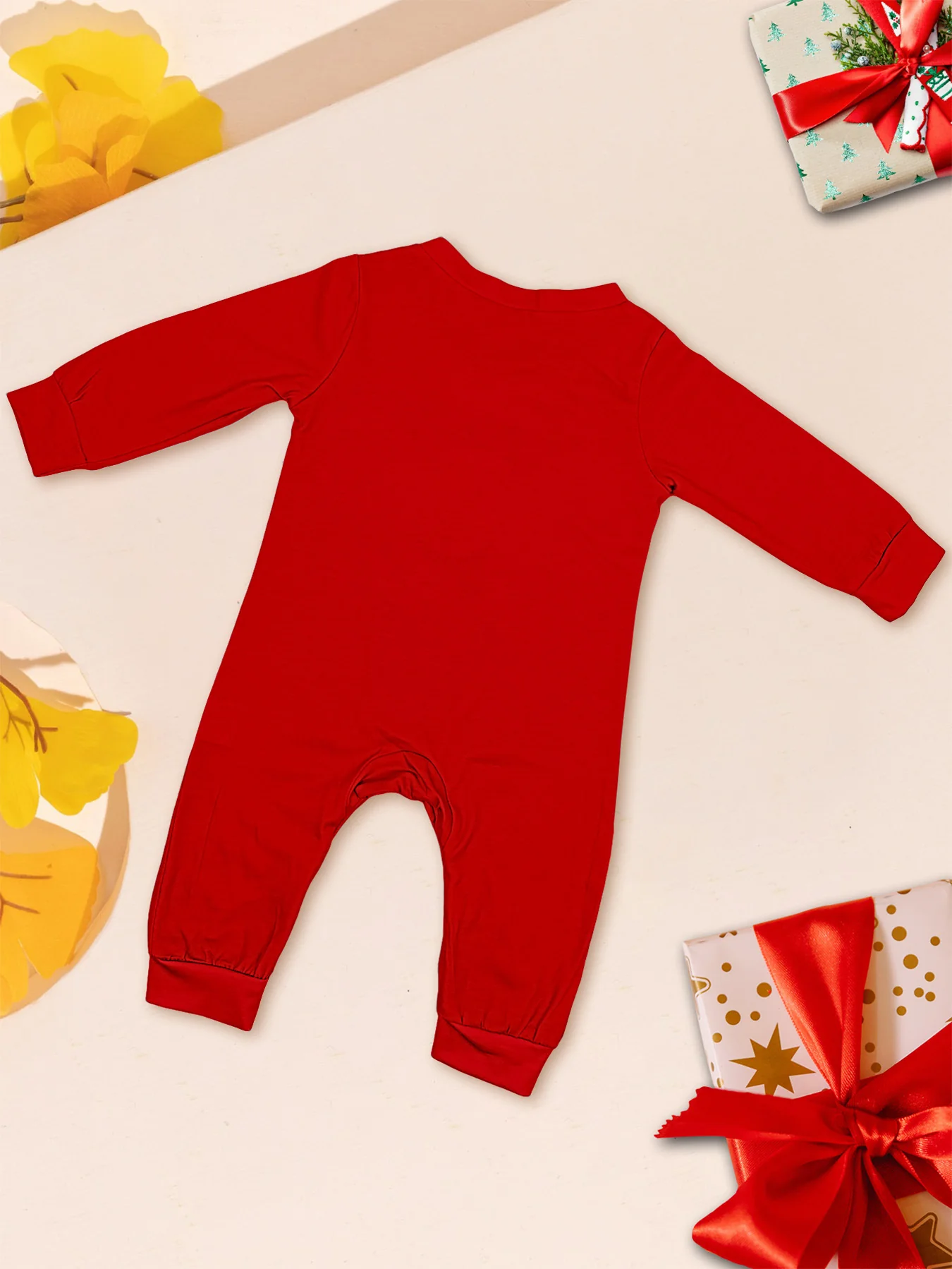 Family Christmas Pajamas Red Tops Pants Xmas Jammies for Kids Adults - Image 14