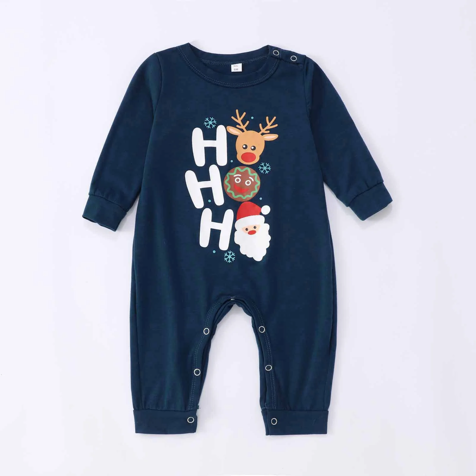 Family Matching Pajamas Set Christmas Navy Plaid Sleepwear for the Whole Family - Image 8