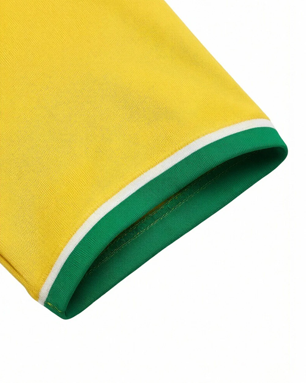 Female Brazil Jersey Yellow Crop Top Sporty Short Sleeve Shirt for Stadium Support Sports Fan Parties - Image 5