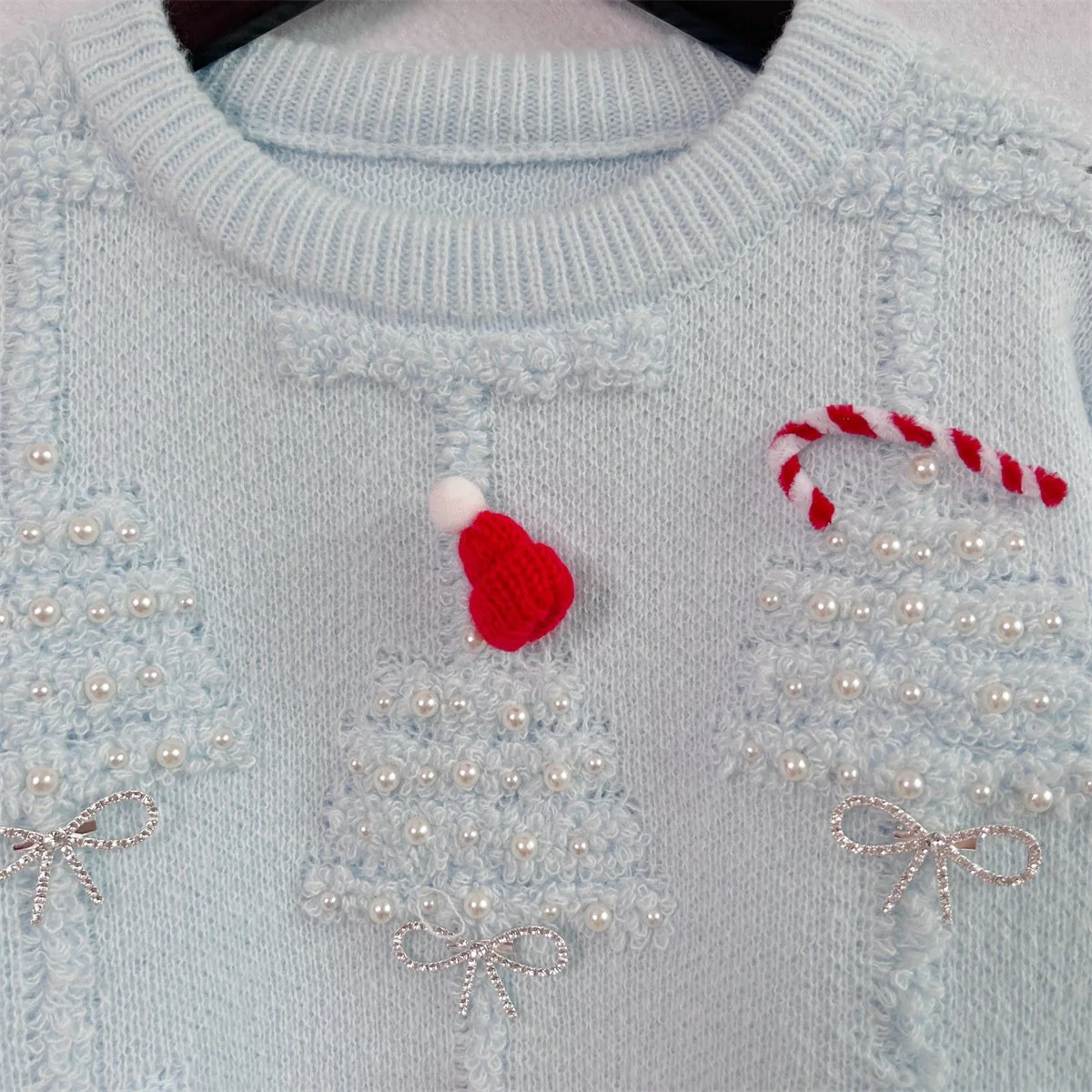 Female Christmas Sweater Warm Xmas Party Outfit Cute Holiday Costume for Women - Image 9