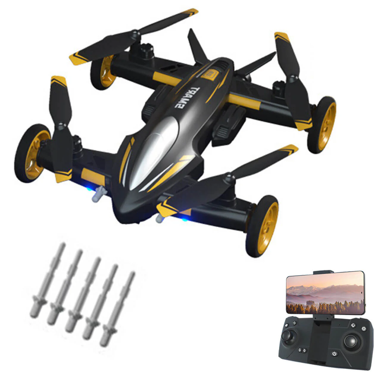 Fighting Drone With Camera 8K Aerial Photograph 2 in 1 Land And Air UAV Multifunctional Bomb Fighter Remote Control Aircraft - Image 4