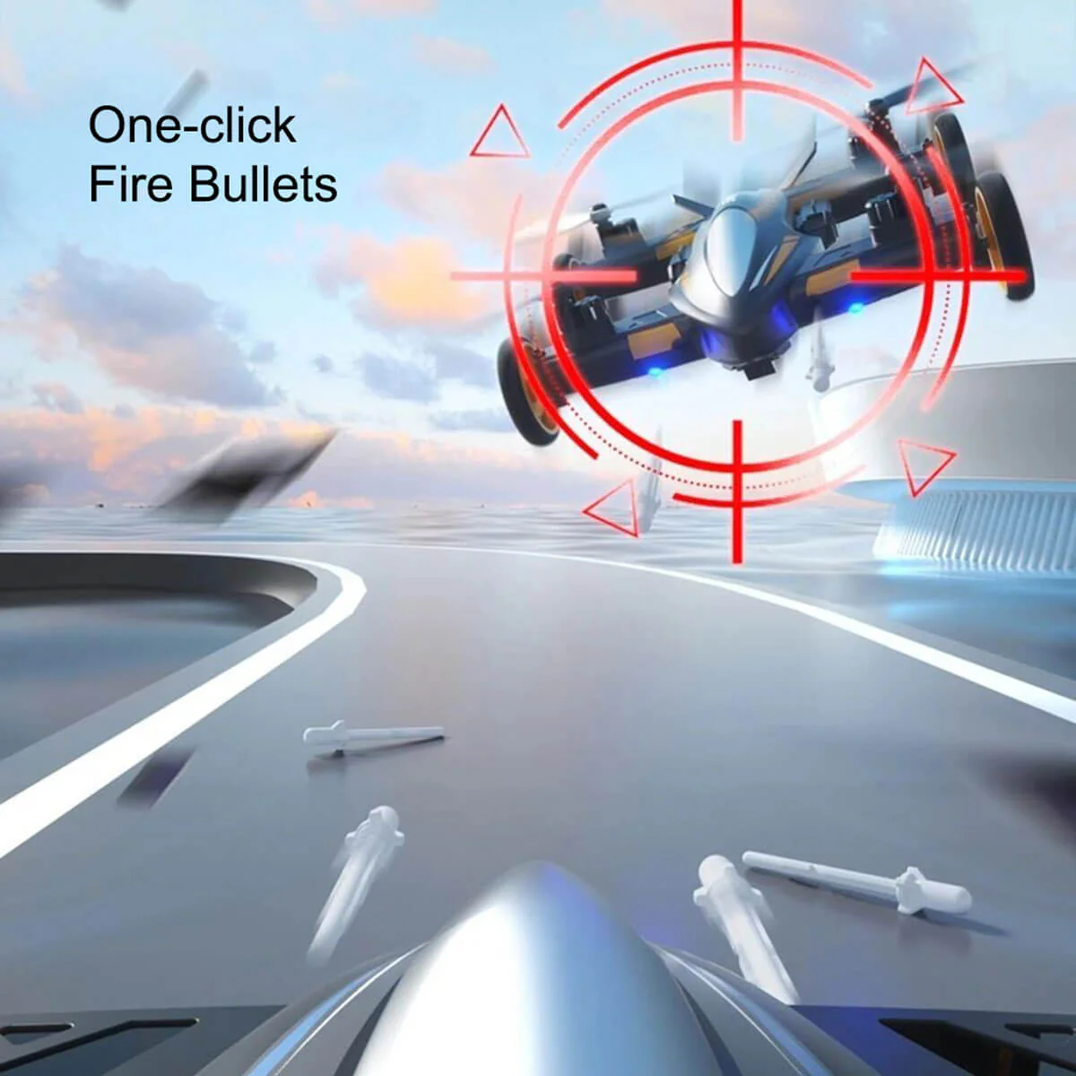Fighting Drone With Camera 8K Aerial Photograph 2 in 1 Land And Air UAV Multifunctional Bomb Fighter Remote Control Aircraft - Image 8