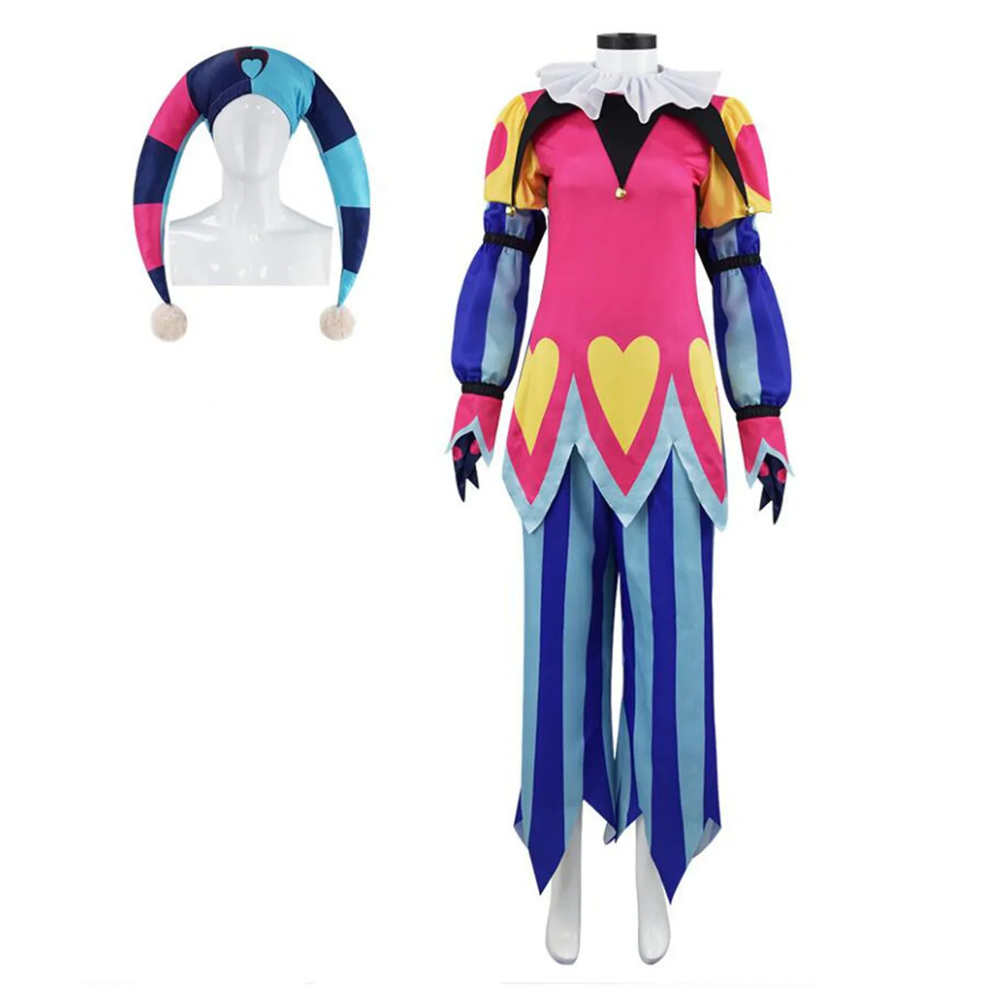 Fizzarolli Costume Helluva Boss Fizzarolli Clown Outfit Cosplay Costumes - Image 2
