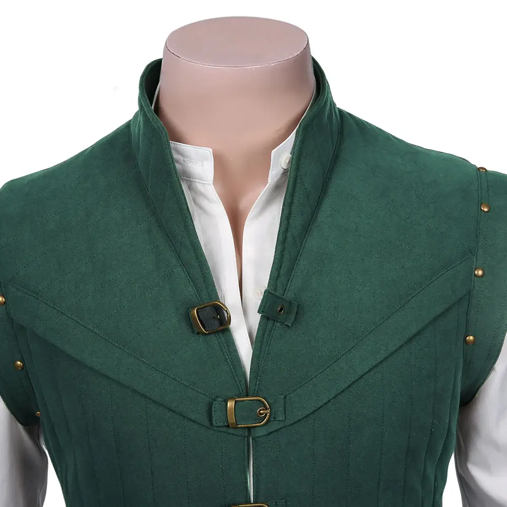 Flynn Rider Costume Vest Shirt Outfits Halloween Carnival Theme Party Cosplay - Image 6