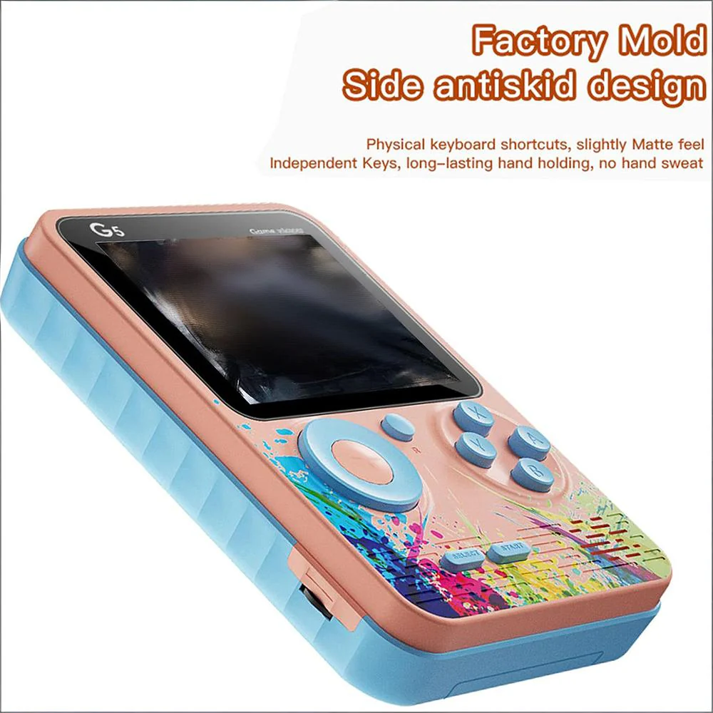 G5 Portable Retro Handheld Game Console with 500 Classic Games Support 2-Player Mode For Teens and Adults - Image 4
