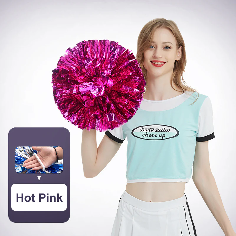 Girls Addison Zombies Cheerleader Costume Addison Cosplay Dress Gloves Pompoms Set - Image 6