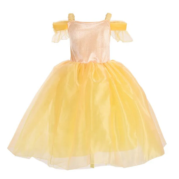 Girls Sleeveless Ball Gown Dress Beast Princess Costume Halloween Cosplay - Image 8