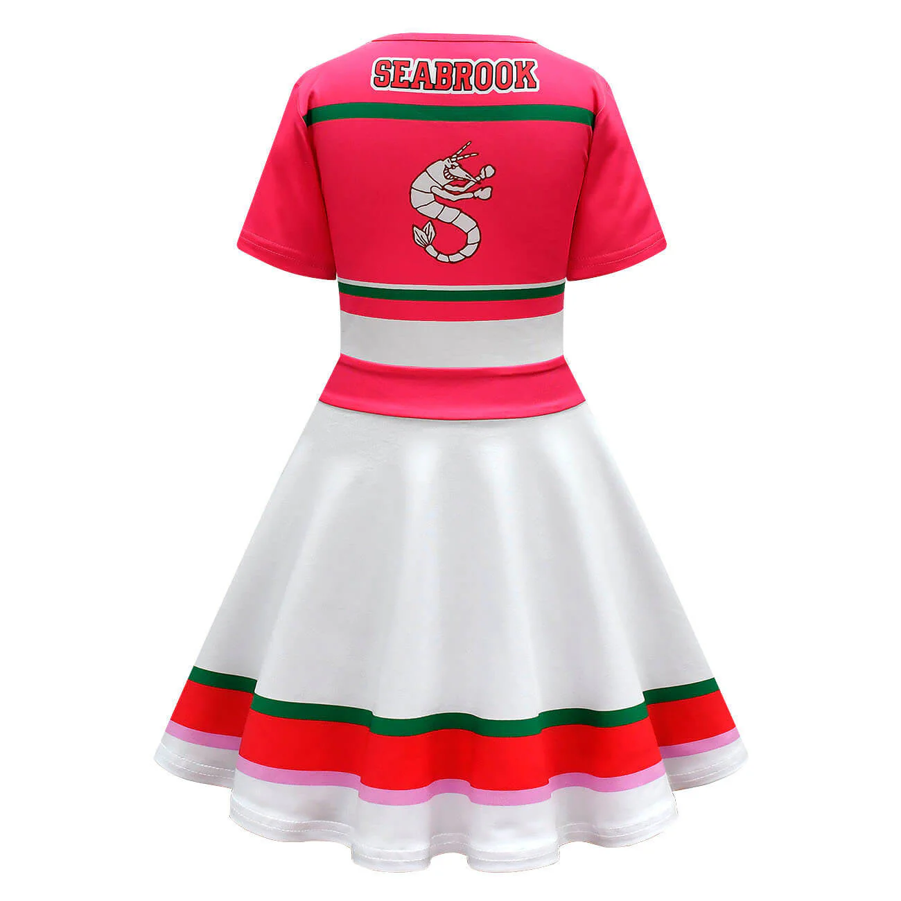 Kids Zombies Cheerleader Costume Addison Cosplay Dress for Girls 2T-10 Year - Image 4