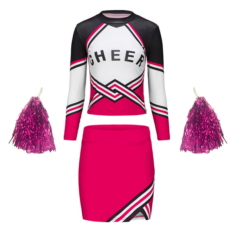 Girls Cheerleader Uniform Custom Cheer Outfit for High School Cheerleading - Image 4