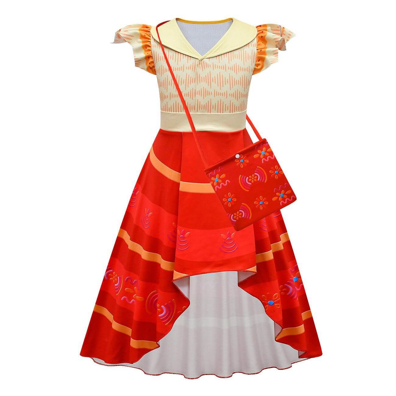 Girls Dolores Madrigal Costume Dress Party Carnival Halloween Cosplay Costume - Image 3
