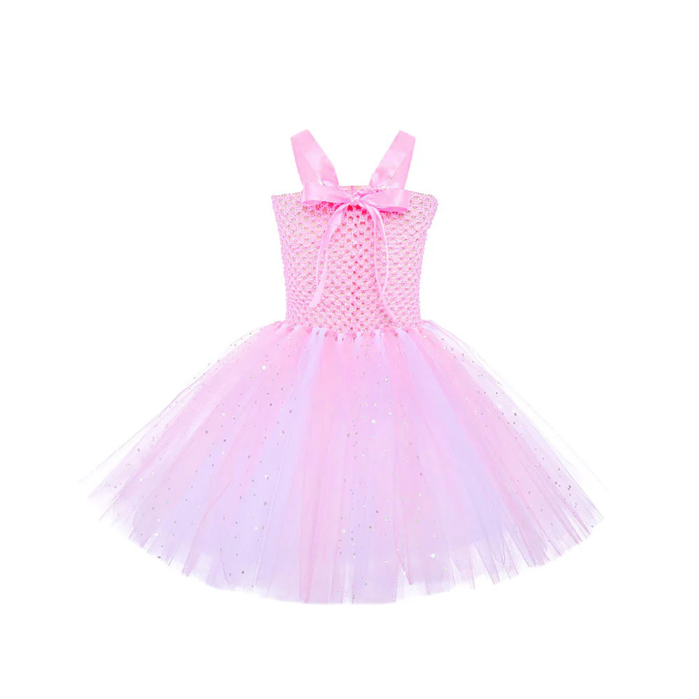 Girls Easter Dress Cute Bunny Rabbit Costumes Pink Dress with Headband 2pcs Suit for Parties - Image 6