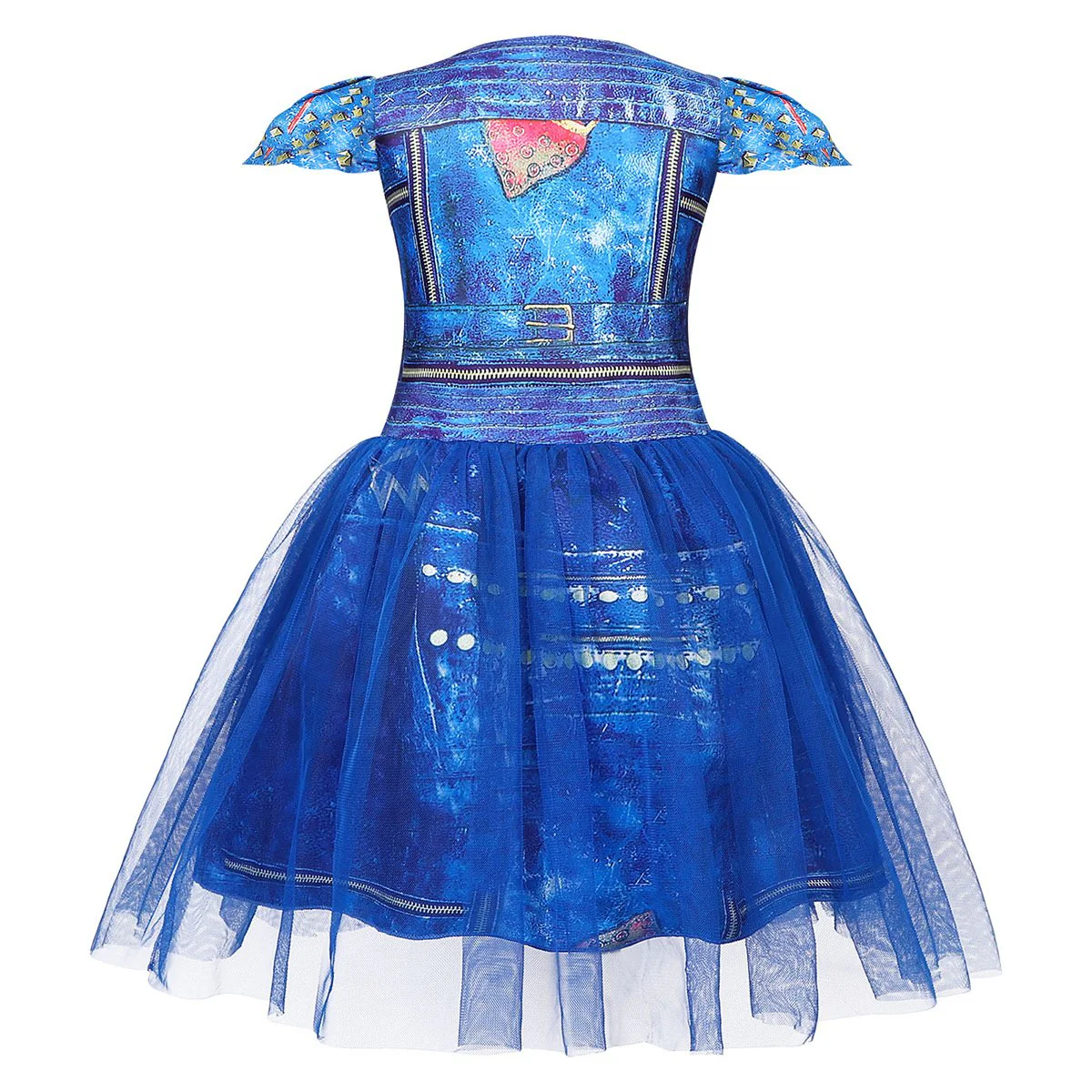 Girls Evie Costume Princess Birthday Party Tulle Dress Cosplay Fancy Outfit - Image 5