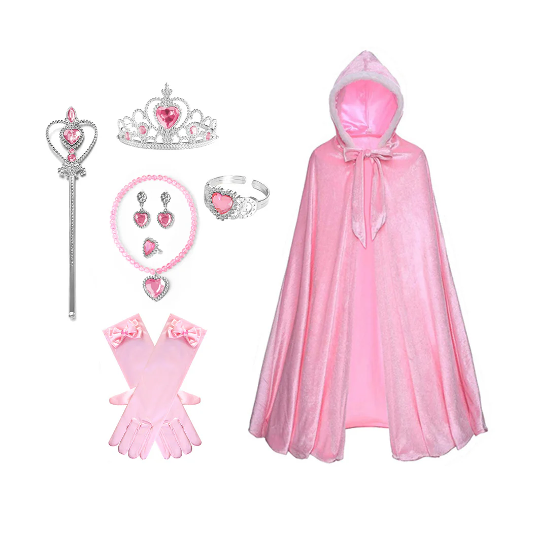 Kids Glinda Dress Pink Glinda Cosplay Costume for Girls 4-12 Years Old - Image 5